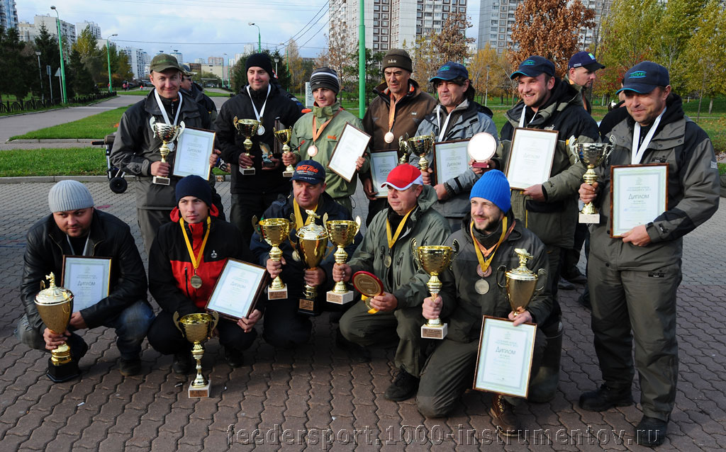 Победители и призеры на соревнованиях Осенний Кубок Русфишинга 2013