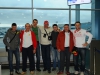 Спортсмены готовятся к вылету, в аэропорте Домодедово на ЧМ в ЮАР 2013