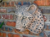 Настенная скульптура леопарда