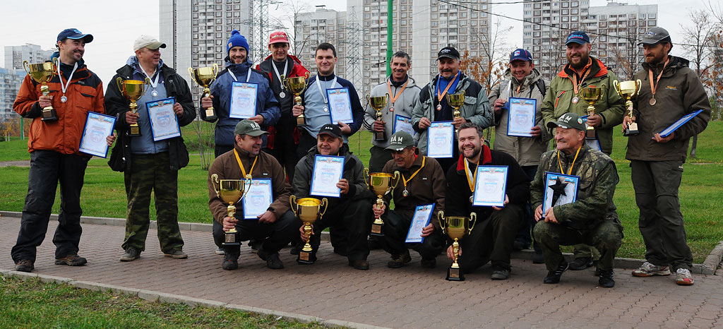 Победители и призёры Осеннего Кубка Русфишинг 2012