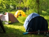 Палаточный лагерь спортсменов